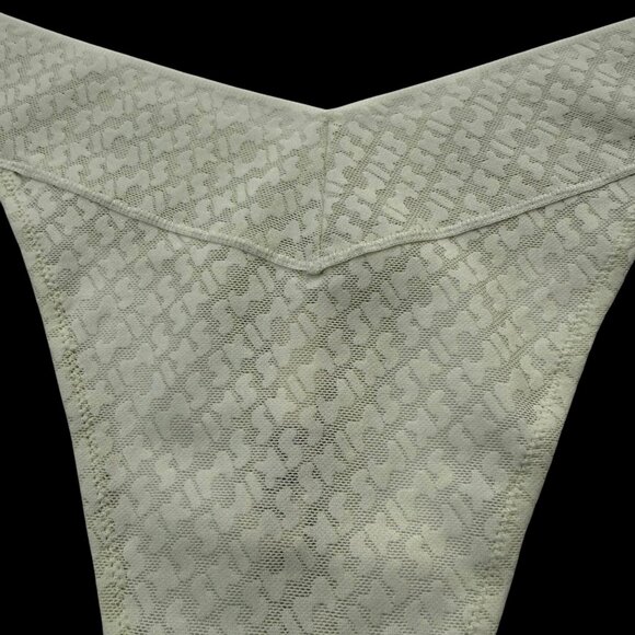 SKIMS Logo Mesh Thong Lot of 2 Bone 2X - Picture 7 of 11